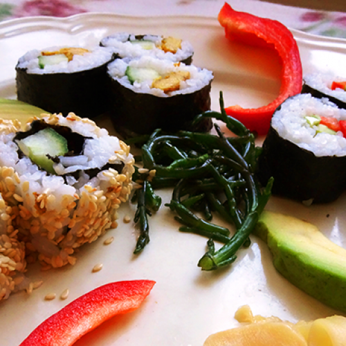 Recept vegetarische sushi